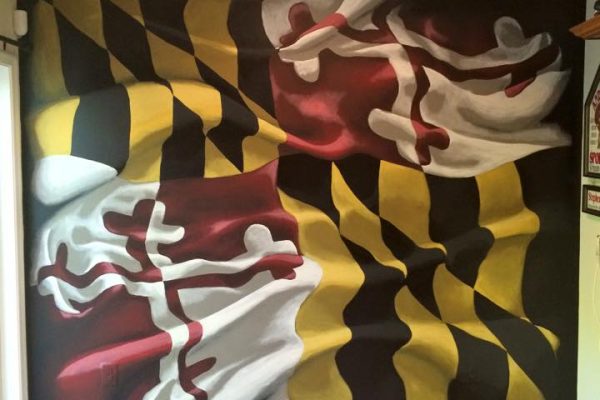 Maryland Flag Mural